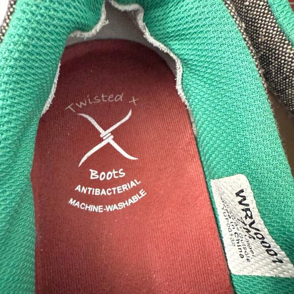 Twisted X Women's Size 7M Moccasin EcoTweed Slip On Western Shoes - Picture 5 of 9